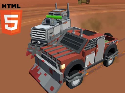 Araba Çarpışması Piksel Yıkım Mobil