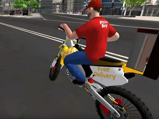 Motorlu Bisiklet Pizza Teslimatı 2020