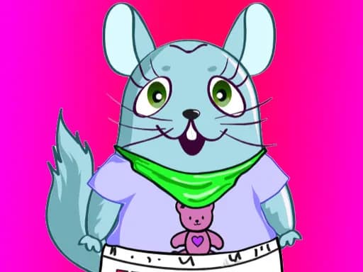 Chinchilla Kıyafet Giydirme