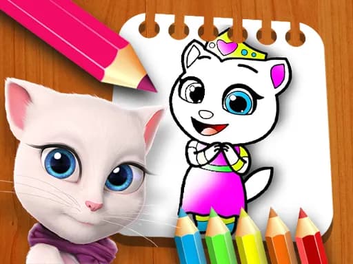 My Angela Konuşan Boyama Kitabı