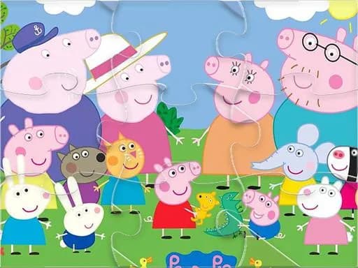 Peppa Pig Yapboz Bulmacası Çevrimiçi