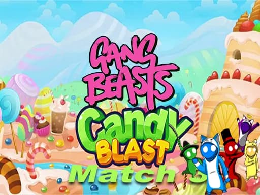 gang beast Candy- 3 Eşleştirme Bulmaca Oyunu