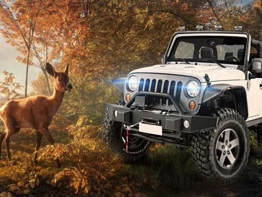 Safari Jeep Araba Park Etme Simülasyonu: Orman Macerası