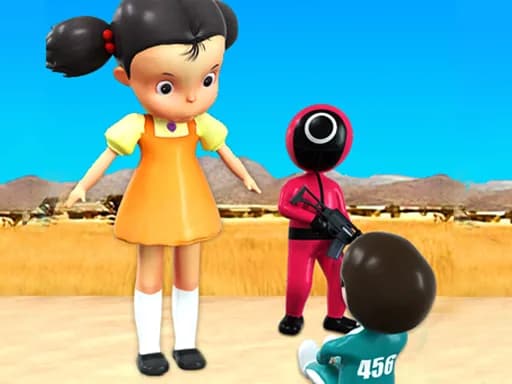 Squid 3D Kırmızı Işık Yeşil Işık